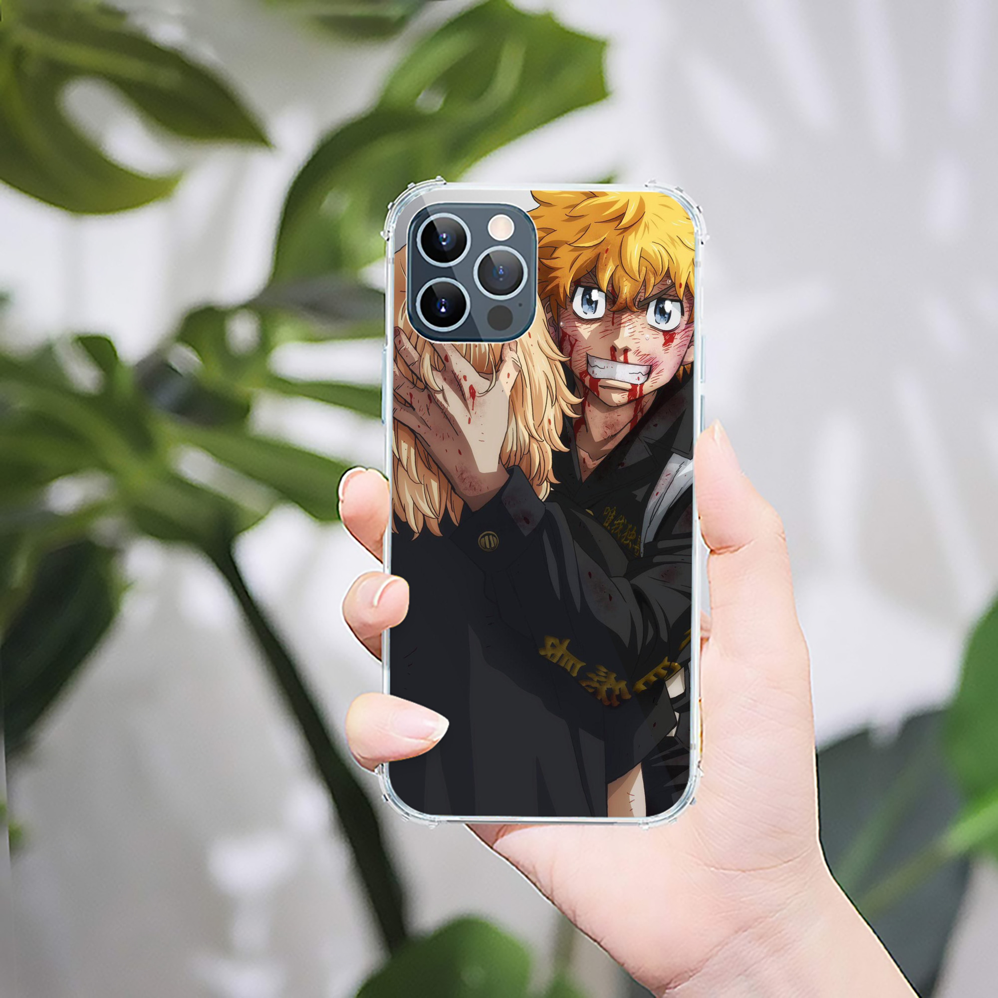 （画像用） 東京リベンジャーズ Tokyo Revengers 【iPhone 12シリーズ対応】透明スマホケース（クリアソフトケース）